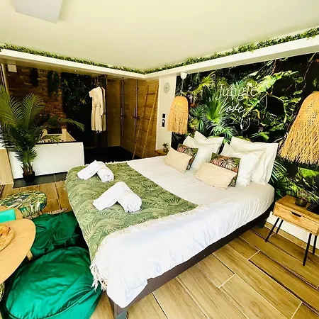 Jungle Love Avec Balneo A 10 Min De Disneyland Paris Serris Exterior photo
